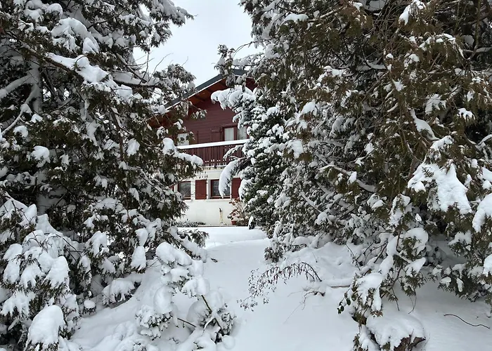 Chalet Familial Avec Piscine Au Centre De *