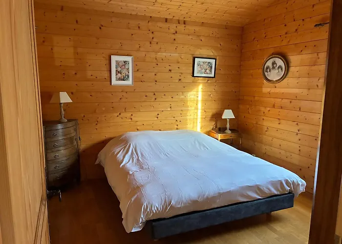 Chalet Familial Avec Piscine Au Centre De *